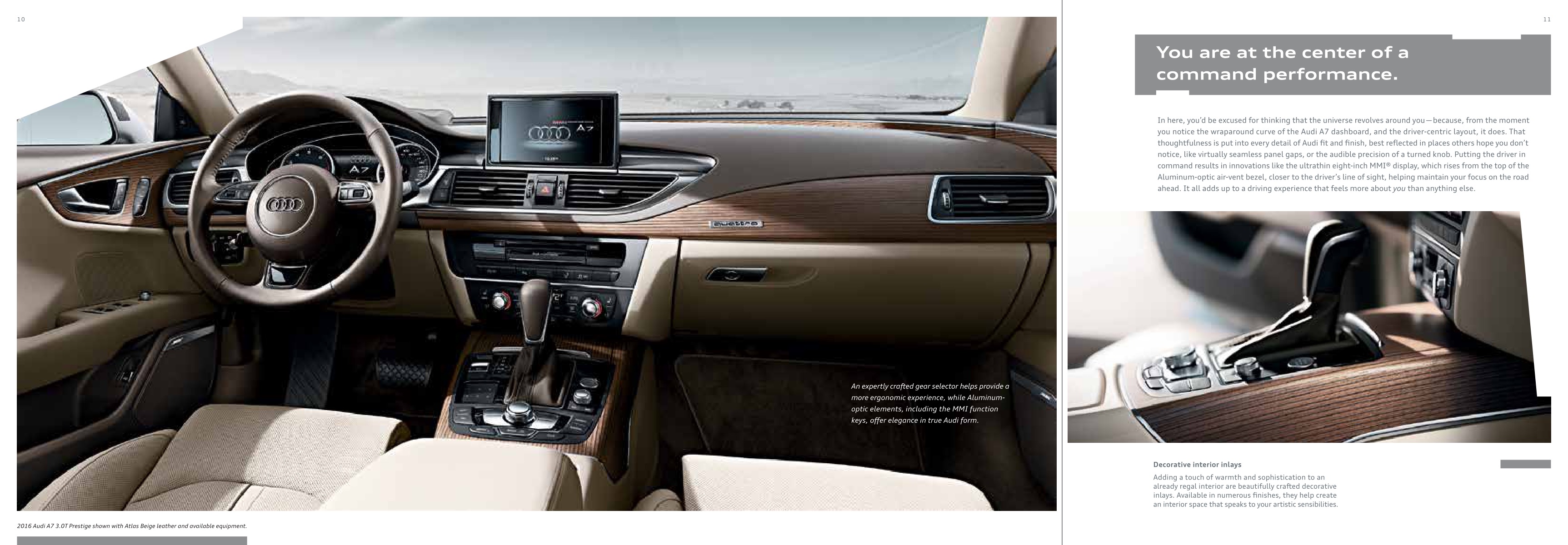 2016 Audi A7 Brochure Page 16